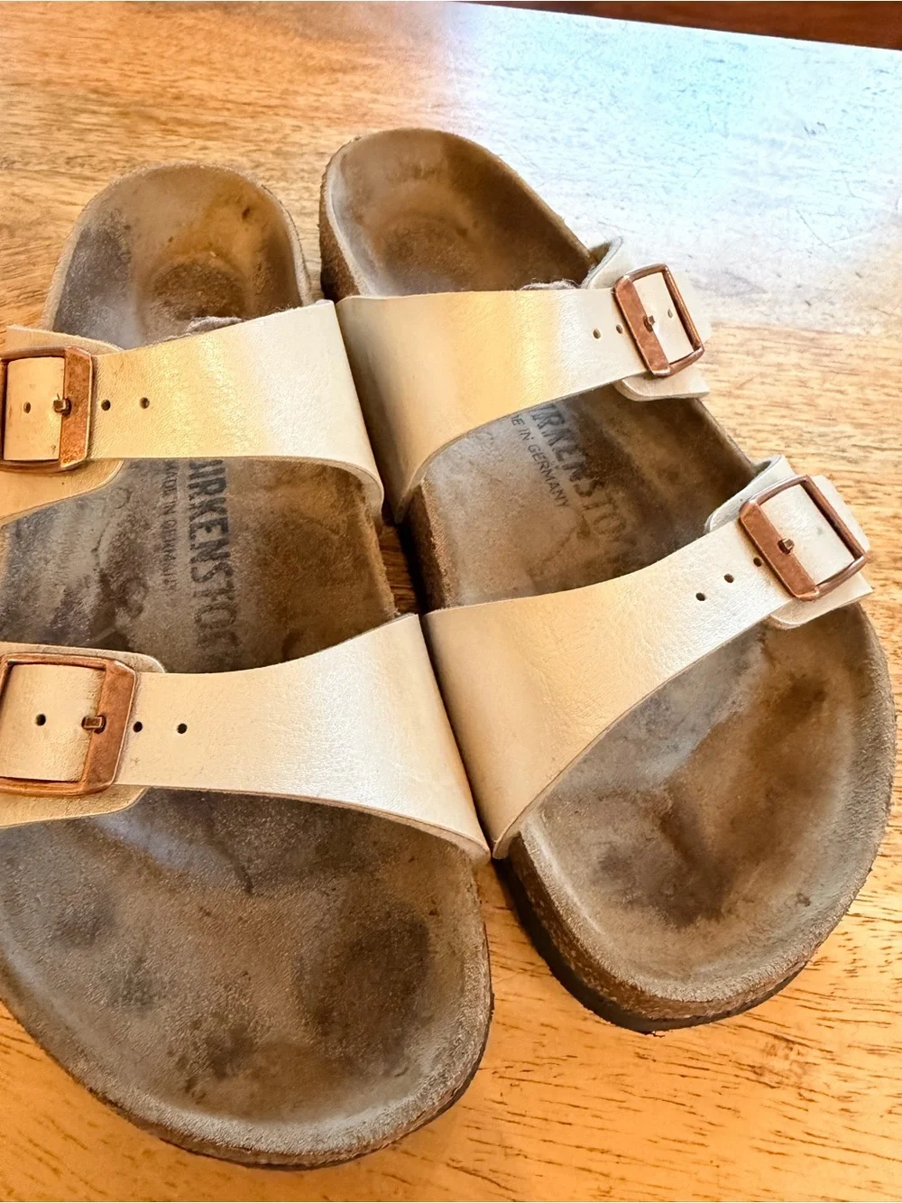 Birkenstock Women's Sydney Sandals Pearl White 37